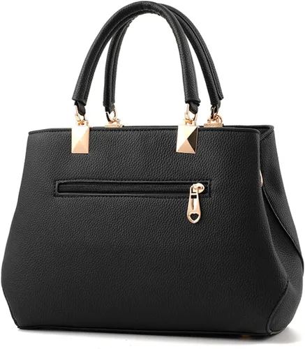 Vista 21 de Dreubea - Bolsa para mujer para usar al hombro, cruzada o como bolsa de mano, de piel sintética