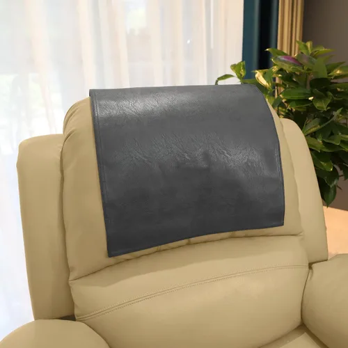 Vista 13 de Funda Antideslizante para Reposacabezas de Fundas de Muebles, Protector de Reposacabezas de Piel Sintética para Silla Reclinable, Funda Protectora