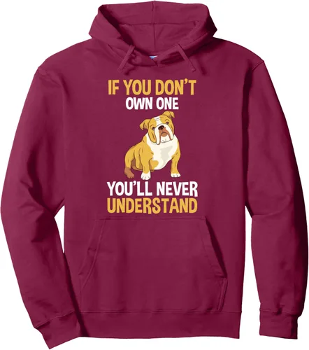 Vista 9 de Sudadera con capucha para perro Bulldog inglés, Negro