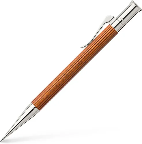 Vista 5 de GRAF von Faber-Castell Lápiz de propulsión clásico chapado en platino - Ébano