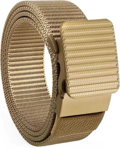Vista 14 de SUOSDEY Cinturones de nylon para hombres Cinturón táctico militar de la web hebilla de metal resistente 1.5 pulgadas