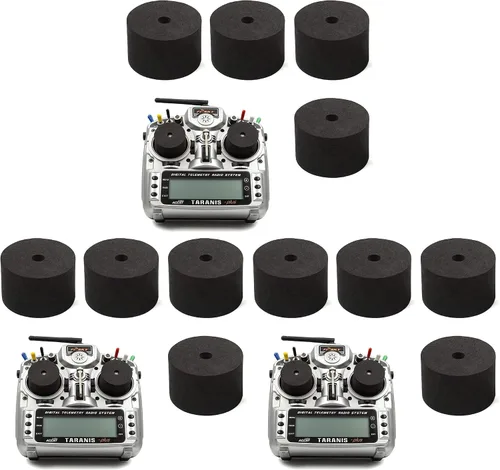 Vista 6 de 4 unids RC transmisor stick protector cubierta protectora para Frsky X9D X7 Jumper T16 Flysky TH9X Spektrum