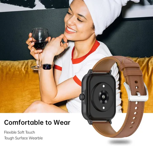 Vista 4 de Correa de reloj de liberación rápida de 0.787 pulgadas, compatible con Amazfit GTS 3/GTS 2 Mini/GTS 2e/Bip U Pro, correa ajustable de repuesto suave