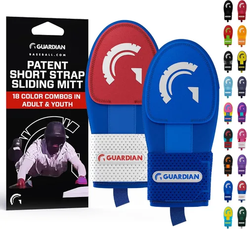 Vista 28 de Guardian Baseball Guantes deslizantes – Tallas para jóvenes y adultos – Guante deslizante para béisbol – Correa de compresión elástica, paquete de 2