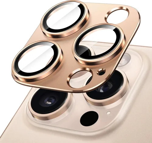 Vista 15 de JETech Protector de lente de cámara para iPhone 14 Pro de 6.1 pulgadas y iPhone 14 Pro Max de 6.7 pulgadas, cubierta de anillo de vidrio templado