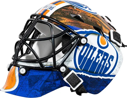 Vista 30 de Franklin Sports mini máscara para portero con logo de la NHL
