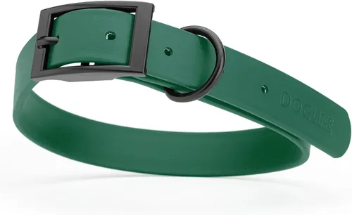 Vista 70 de Dogline Biothane - Collar impermeable para perro con hebilla de liberación rápida, resistente cincha de nailon recubierta con resistente y a prueba