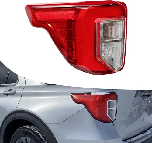 Vista 2 de LOYALHEARTDY Para 2020 2021 2022 Ford Explorer Halógeno+LED Conjunto de luces traseras, luz trasera izquierda del lado del conductor, luces traseras