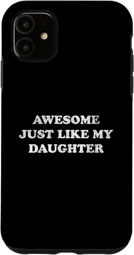 Vista 8 de Awesome Just Like My Daughter Funny for Mom or Dad Parent Case for iPhone 17