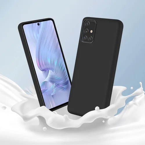 Vista 4 de Carcasa para Galaxy A71 5G (silicona suave TPU), color negro