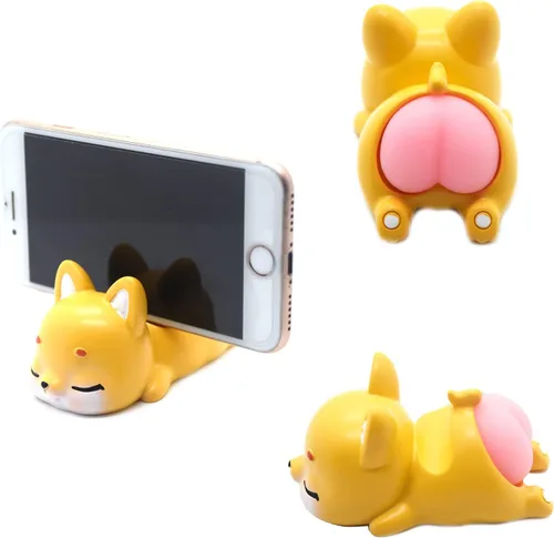 Vista 13 de Cute Animal Deer Cell Phone Stand Holder, Small Desk Phone Stand Mount for iPhone Android Samsung Galaxy Note