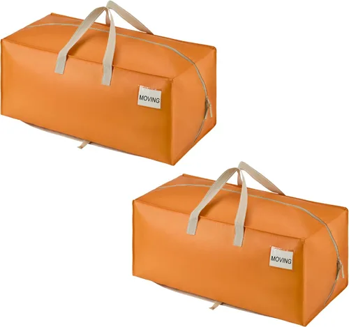 Vista 99 de VENO Paquete de 6 bolsas de mudanza resistentes con correas de mochila, cremalleras y asas, bolsas de embalaje extragrandes para artículos
