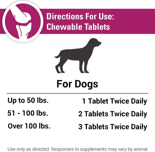 Vista 6 de Vet Classics Pain Plus Suplemento extra fuerte para perros - 120 tabletas