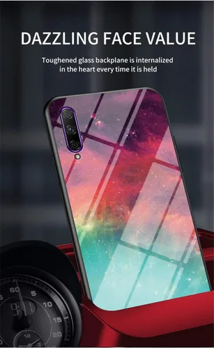 Vista 5 de IVY Funda de cristal templado para Huawei Honor 9X Pro / Y9s Case - A