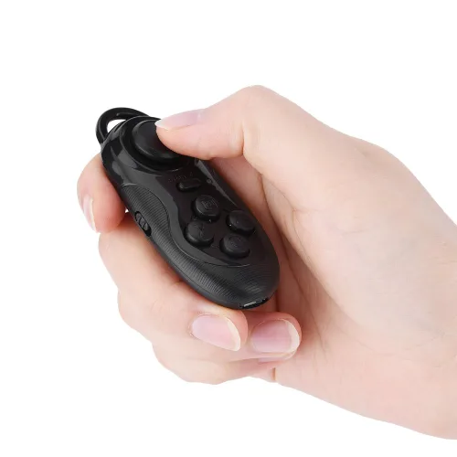Vista 9 de Remote Control, Mini Bluetooth Remote Gamepad Console Handle Game Controller Joystick Selfie Timer Remote Controller