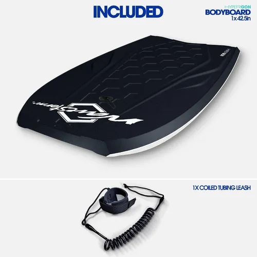 Vista 8 de Wave Storm - Bodyboard de espuma de rendimiento de 42.5 pulgadas con fondo de canal de aleta sectorial