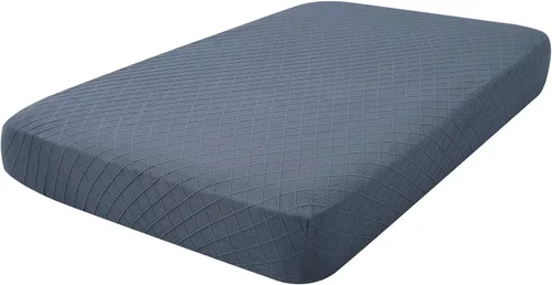 Vista 31 de hyha Fundas de cojín para sofá al aire libre, fundas lavables para sofá seccional, jaspe de diamante, funda elástica para cojín de asiento de sofá