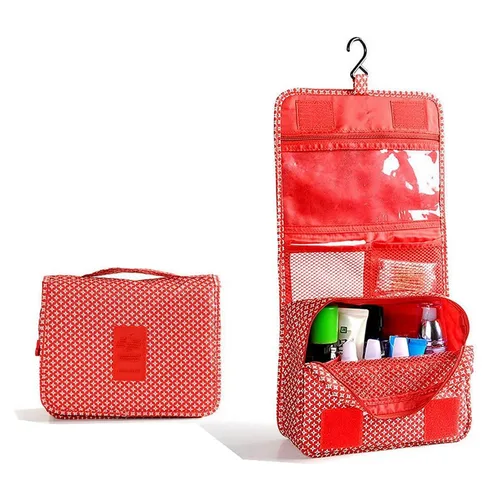 Vista 6 de seven wolves Bolsas de cosméticos colgantes - Organizador de viaje portátil Bolsas de cosméticos Bolsas de cosméticos Cajas de señoras Kit de Rosado