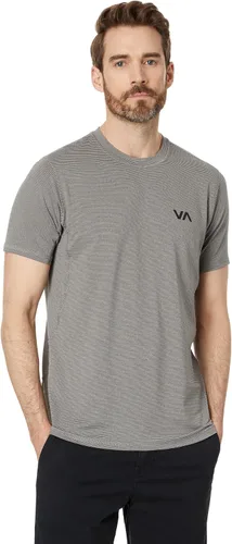 Vista 6 de RVCA Camiseta deportiva transpirable de manga corta para hombre Negro