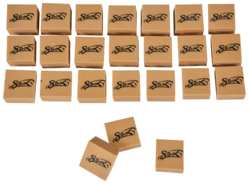 Vista 3 de Sax 438473 Art Gum Block Erasers, 1 x 1 x 1/2 pulgadas, paquete de 24