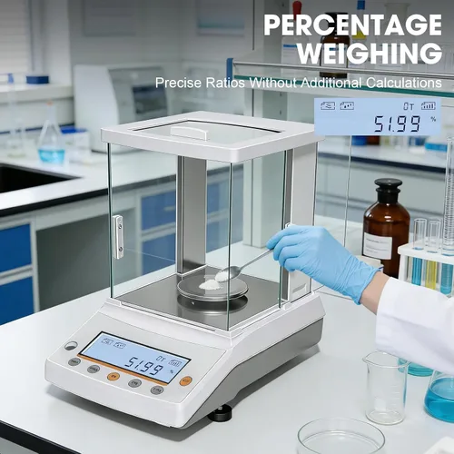 Vista 8 de Balanza analítica digital de laboratorio de 0.00 oz x 7.76 oz Balanza digital 0.1mg/7.76 oz Balanza digital de precisión de pesaje de precisión