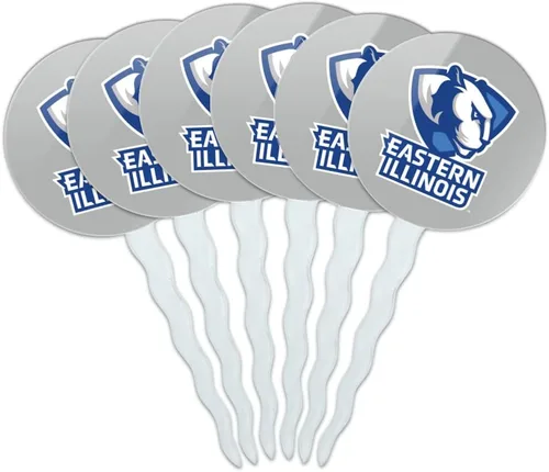 Vista 204 de Abilene Christian - Juego de 6 palillos para cupcakes con logotipo secundario
