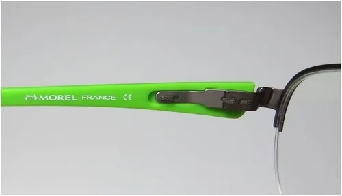 Vista 8 de Lightec 6963l - Gafas de diseño para mujer, diseño de media llanta, bisagras flexibles de acero inoxidable