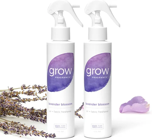 Vista 11 de Grow Fragrance Spray ambientador perfumado para tela y habitación, certificado no tóxico, aceites esenciales 100% a base de plantas, 5 onzas