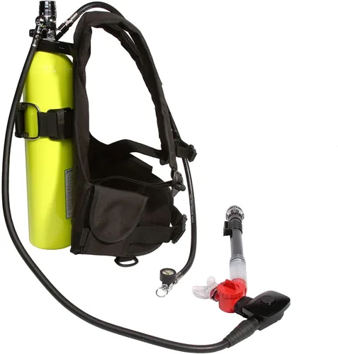 Vista 7 de Spare Air El kit EasyDive es un sistema de buceo y snorkel minimalista completo