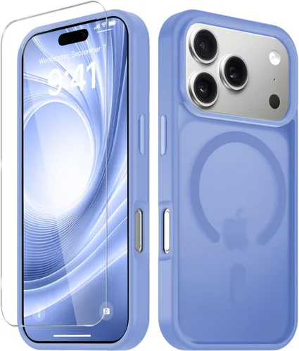 Vista 1669 de Funda para Google Pixel 10 Pro XL, cubierta magnética mate, color negro Fit for MagSafe, Screen Protector included, Shockproof Military Grade