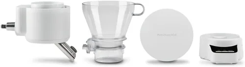 Vista 4 de KitchenAid KSMSFTA - Tamiz + accesorio de balanza, 4 tazas, color blanco