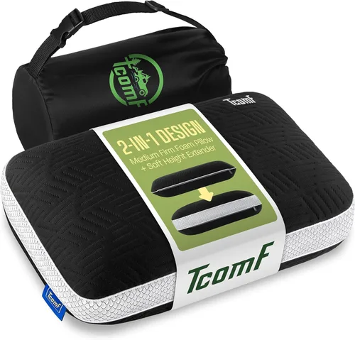 Vista 12 de Almohada de camping para niños, almohada de espuma de memoria de viaje, almohada pequeña, lavable a máquina