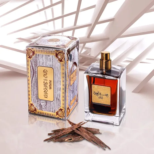 Vista 6 de ARABIYAT Khashab & Oud Eau de Parfum – 3.4 fl oz (3.4 onzas líquidas) Perfumes de lujo en aerosol árabe para mujeres y hombres Fragancia unisex