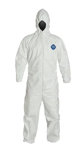 Vista 2 de DuPont Protección personal TY127SWH2X00 2X White Safespec Tyvek Flash Spun Poliethy