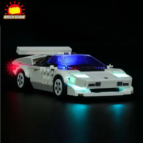 Vista 2 de Kit de luces GC para Lego® Speed Champions Lamborghini Countach 76908 (Lego Set no incluido) (Classic)