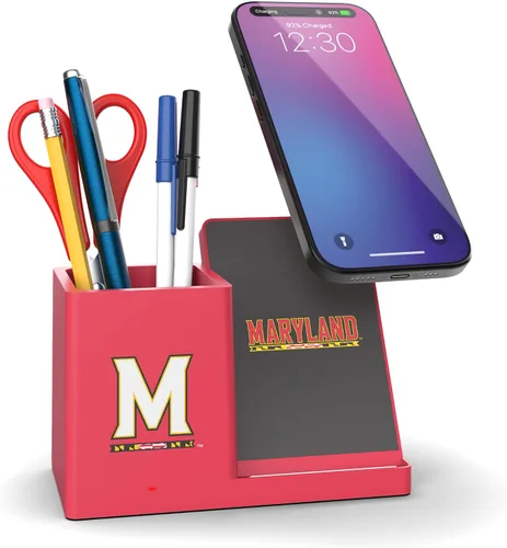Vista 20 de SOAR NCAA - Soporte de carga inalámbrico unisex para teléfono celular y organizador de escritorio Color del