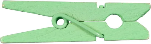 Vista 26 de JAM Papel® Mini Madera Ropa Pin Clips – 1 1/8" & 7/8 – 50 por caja, Blanco