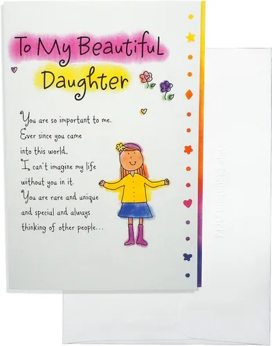 Vista 17 de Blue Mountain Arts Tarjeta de felicitación "For My Beautiful Daughter" es la tarjeta perfecta de Navidad, cumpleaños, graduación o "I Love You