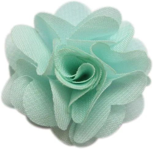 Vista 54 de YYCRAFT Paquete de 30 diademas de flores de gasa de 2 pulgadas, color rosa bebé