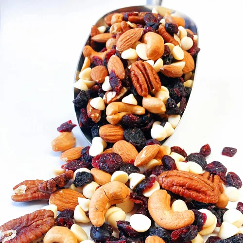 Vista 11 de NY SPICE SHOP Mezcla de frutos secos antioxidantes con frutos secos mixtos, bocadillos saludables para adultos y niños - Paquetes de bocadillos