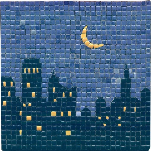 Vista 6 de Juego de mosaico colorido para niños y adultos, divertido y simple kit de mosaico 5.9 pulgadas 5.9 in abeja