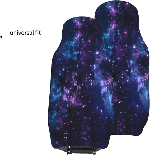 Vista 6 de Galaxy Sky Star Clusters - Fundas de asiento de automóvil para mujer, protector de asiento de vehículo, funda de asiento para automóviles, camiones