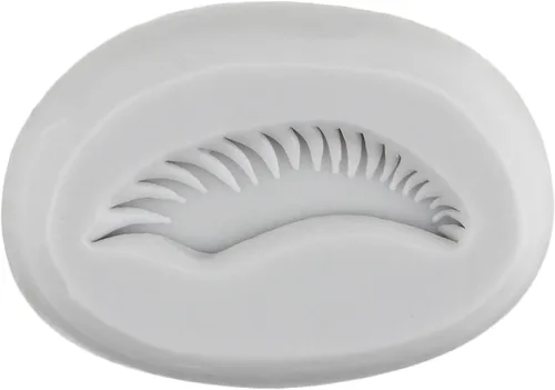 Vista 8 de Moldes de silicona con temática de maquillaje, moldes para fondant, para besos, labios, lápiz labial, perfume, pestañas, cepillo para decoración