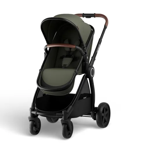 Vista 11 de Mompush Ultimate2 Cochecito de bebé, Cochecito convertible premium de tamaño completo para niños, Asiento reversible con ajuste de reclinación