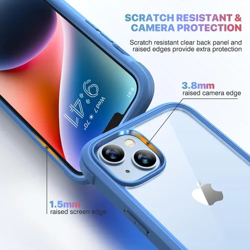 Vista 431 de DIACLARA - Funda transparente compatible con iPhone XR 6.1 pulgadas 2018