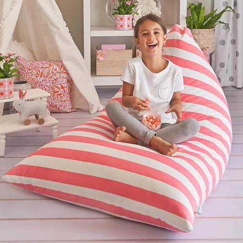 Vista 13 de Funda para silla con diseño de mariposa para niños y adolescentes, Lona, lunares rosado claro Lunares Rosa Claro