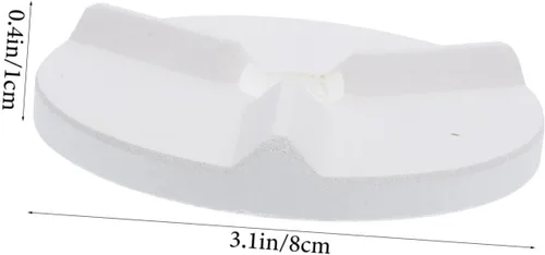 Vista 6 de COHEALI 5 unids alta cerámica metal DIY horno herramienta arcilla refractario soporte cerámica estera quemar temperatura resistente práctica