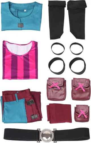 Vista 2 de DAZCOS Disfraz de anime para mujer con bolsa de cintura para Halloween