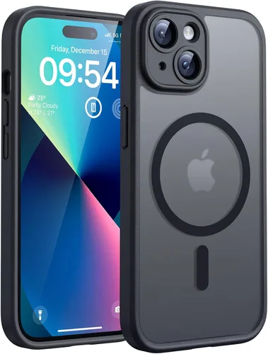 Vista 115 de TOCOL Funda magnética para iPhone 11, protección completa mejorada de la cámara, compatible con Magsafe, protección de grado militar, parachoques