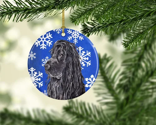 Vista 36 de Caroline's Treasures Cavalier Spaniel - Adorno de cerámica para colgar en el árbol de Navidad, para el hogar, Navidad, fiestas, regalo, 3 pulgadas